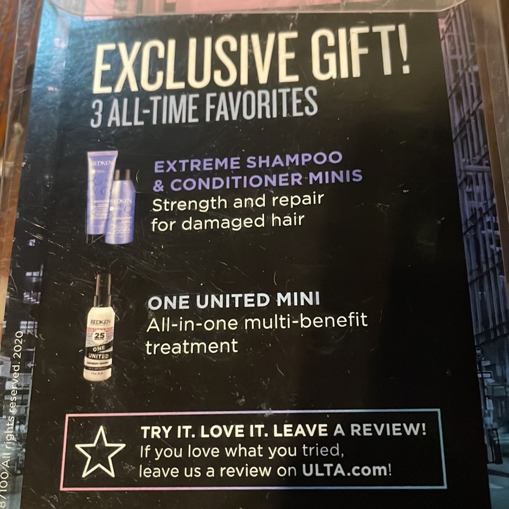 NIB Redken extreme shampoo and conditioner sample plus one United mini - Picture 2 of 5